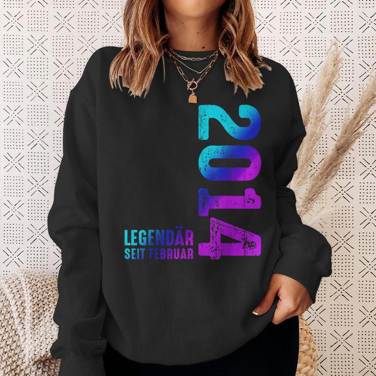 Legendary Since February 2014 Birthday Limited Edition Sweatshirt Geschenke für Sie