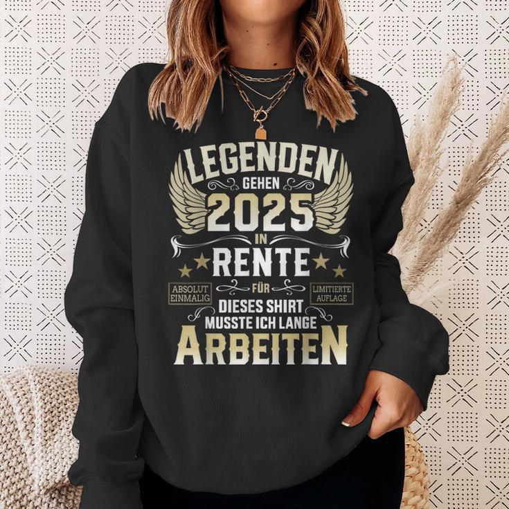 Legends Go Into Retirement 2025 Long Work For Retirees Sweatshirt Geschenke für Sie