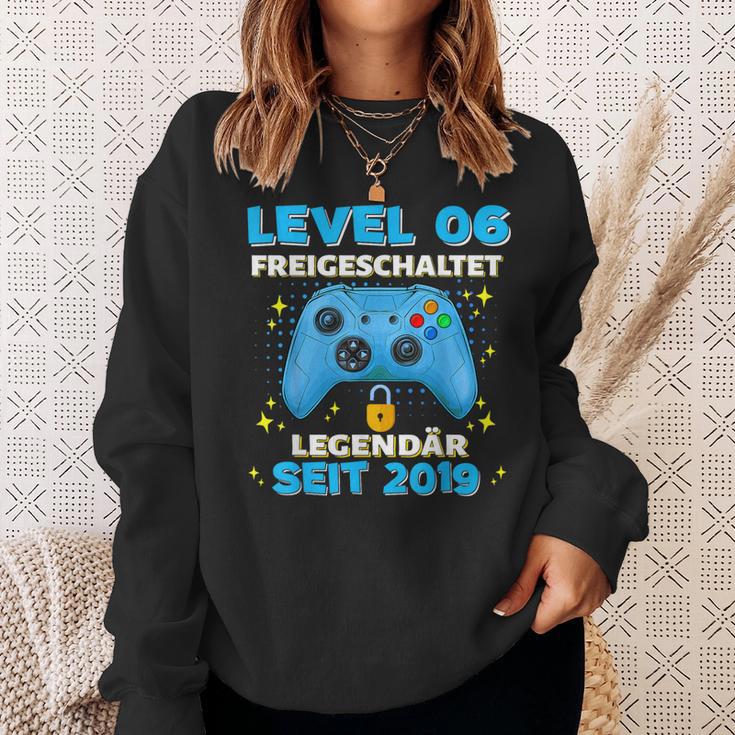 Level 6 Jahre Geburtstags Junge Gamer 2019 Geburtstag Sweatshirt Geschenke für Sie