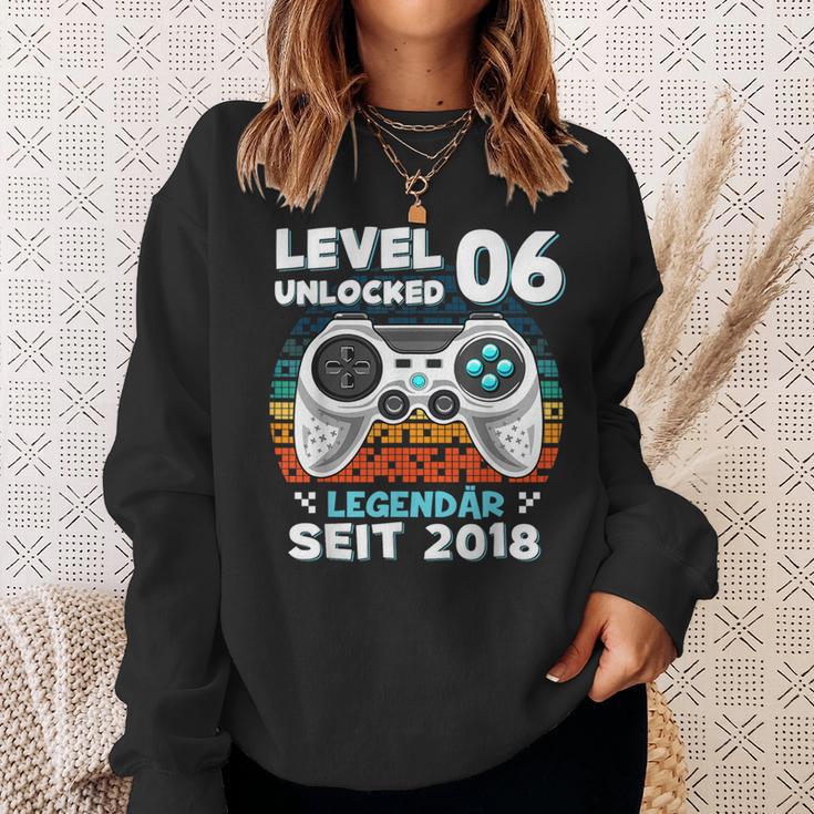 Level 6 Years Birthday Young Gamer 2018 Birthday Sweatshirt Geschenke für Sie