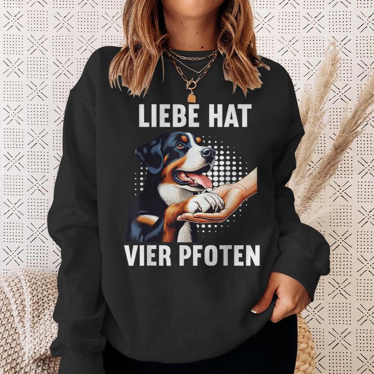 Liebe Hatier Pfoten Appenzeller Mountain Dog Sweatshirt Geschenke für Sie