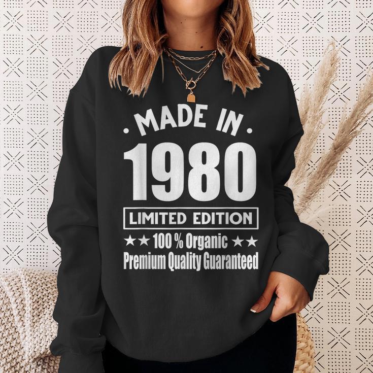 Limited Edition 1980 Birthday 1980 Geboren Jahrgang 1980 Sweatshirt Geschenke für Sie