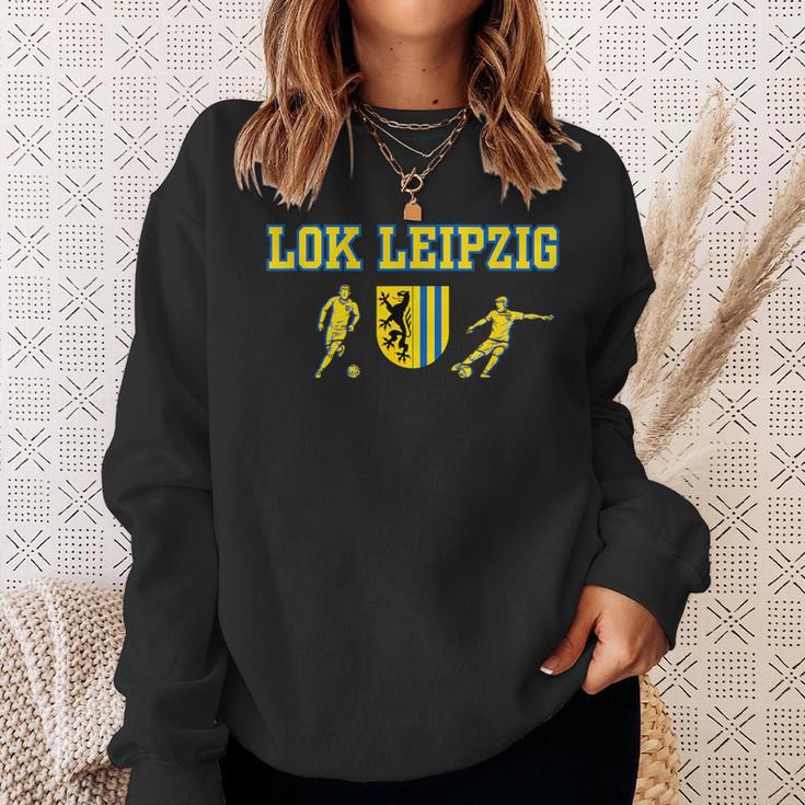 Lok Leipzig Fussball Kickenerein Fan Heimat Sachsen Sweatshirt Geschenke für Sie