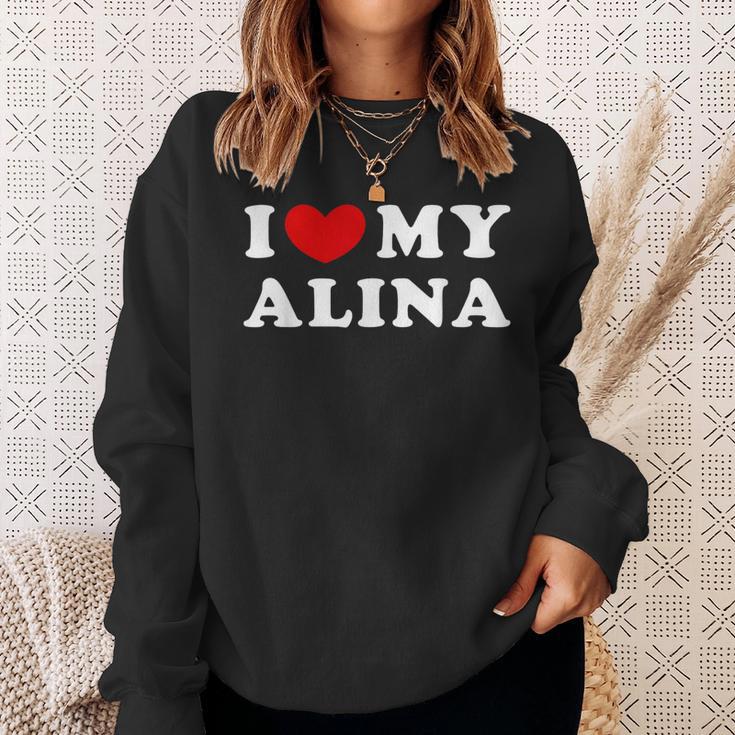 I Love My Alina I Love My Alina Sweatshirt Geschenke für Sie