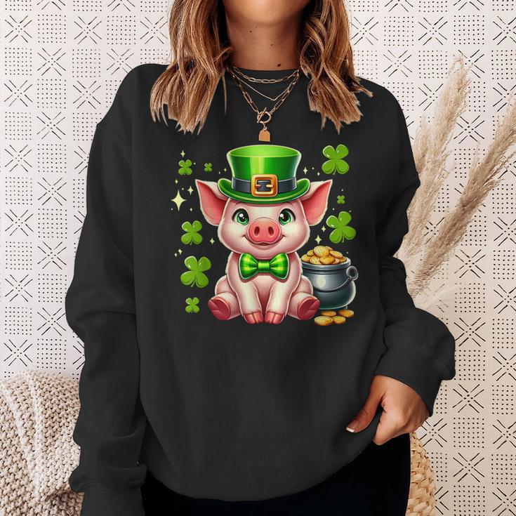 Lucky Pig New Year's Eve Pig New Year Lucky Pigs Sweatshirt Geschenke für Sie