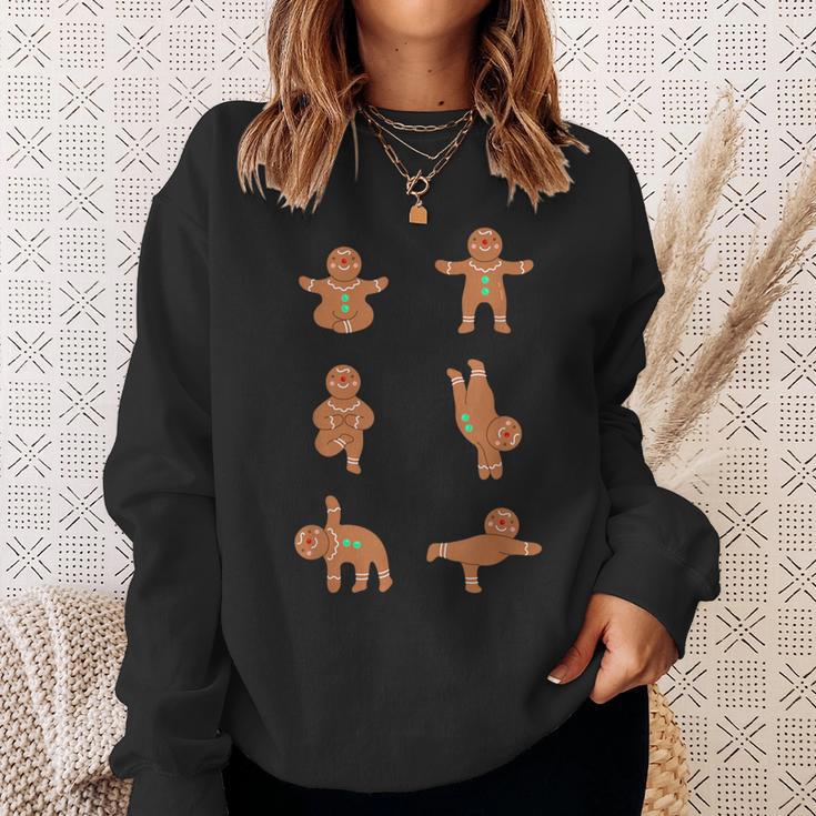 Lustiges Yoga Christmas Weihnachten Sweatshirt Geschenke für Sie