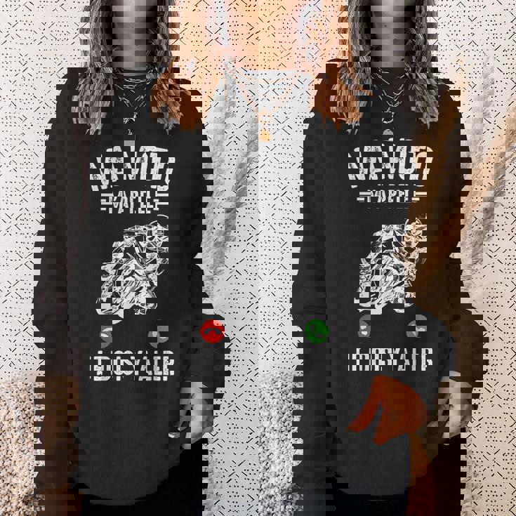 Ma Moto M'appelle Moto Gp Courses Motos Motard Humour Sweater e Cadeaux pour elle