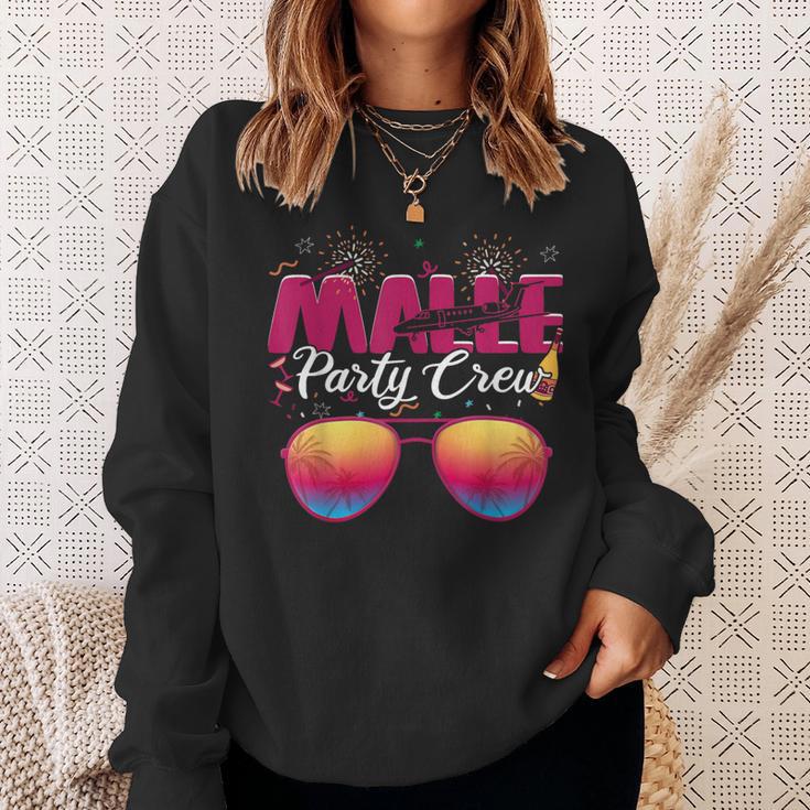 Malle Party Crew Party Holiday Mallorca Sweatshirt Geschenke für Sie