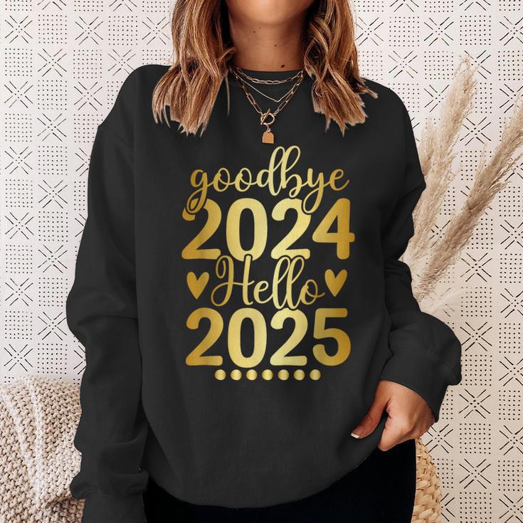 Matching Family Celebration New Year's Eve Goodbye 2024 Hello 2025 Sweatshirt Geschenke für Sie