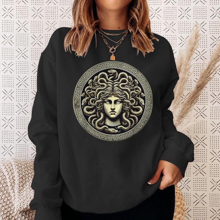 Medusa Mythos Gorgone Snake Hair Greek Mythology Sweatshirt Geschenke für Sie