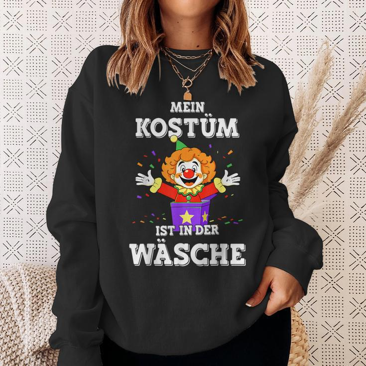 Mein Kostüm Ist In Der Wäsche Clown For Carnival Fancy Dress Sweatshirt Geschenke für Sie