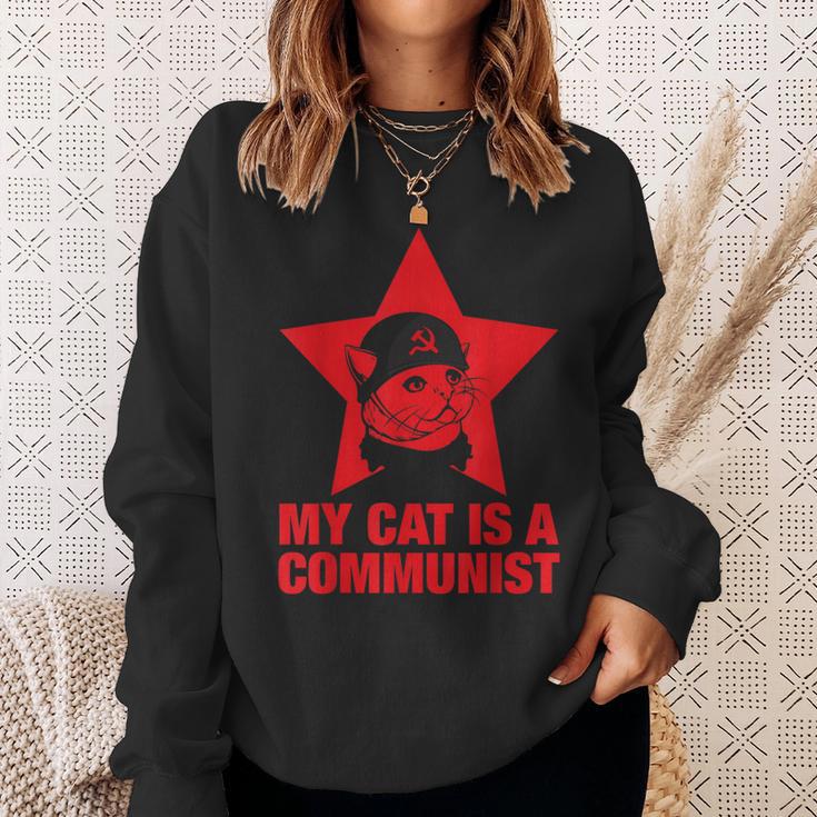 Meine Katze Ist Kommunist Sweatshirt Geschenke für Sie