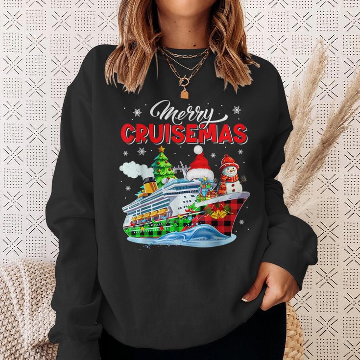 Merry Christmas Cruise Santa Cruise Ships Xmas Symbols Lover Sweatshirt Geschenke für Sie