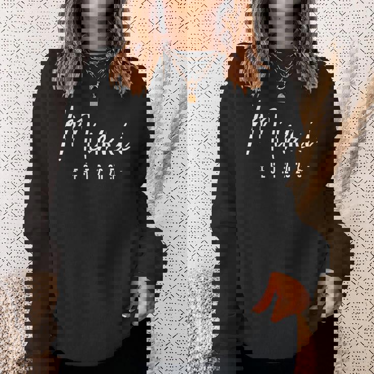 Mimi Est 2025 Mimi To Be New Mimi 2025 Pregnancy Sweatshirt Gifts for Her