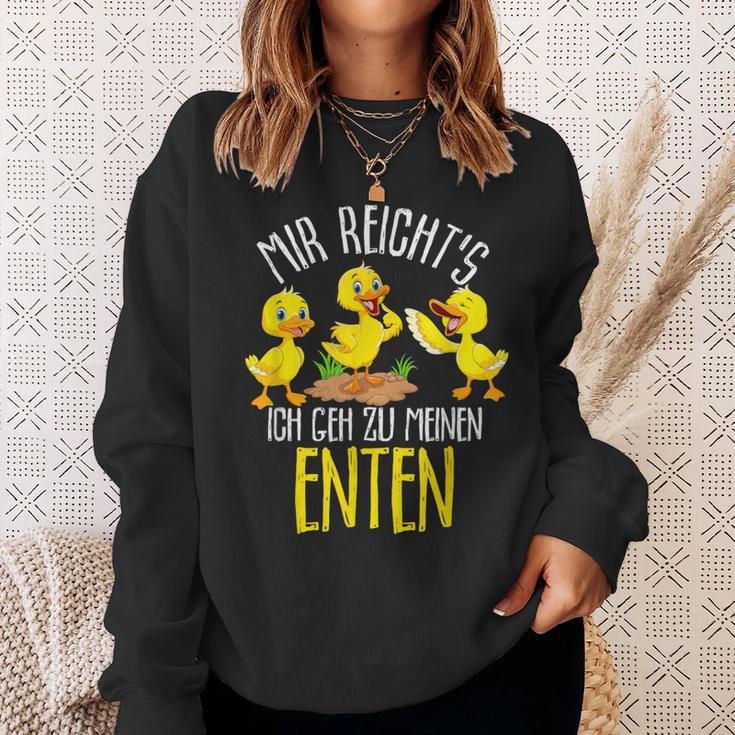 Mir Reichts Ich Geh Zu Meinen Entenzüchter Sweatshirt Geschenke für Sie