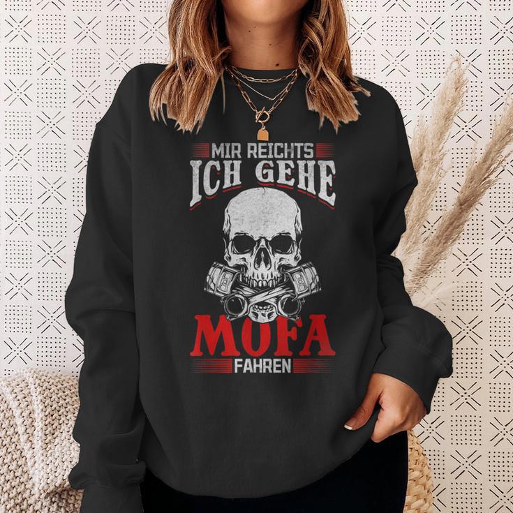 Mir Reichts Ich Gehe Mofa Fahren I Moped Dirt Bike Motorcycle Sweatshirt Geschenke für Sie