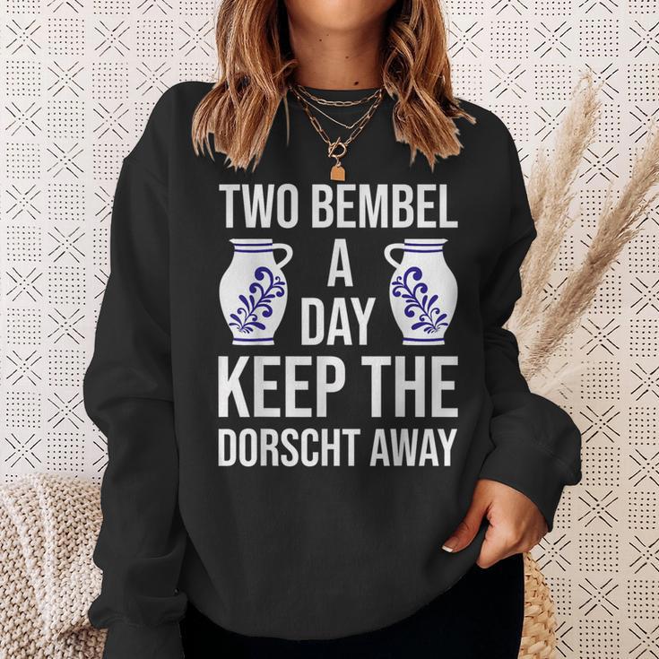 Mostkrug Abbelwoi Jug Bembel Frankfurt Äppler Sweatshirt Geschenke für Sie