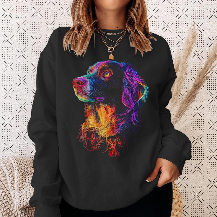 Munsterlander Dog Graphic Pet Colourful Munsterlander Sweatshirt Geschenke für Sie