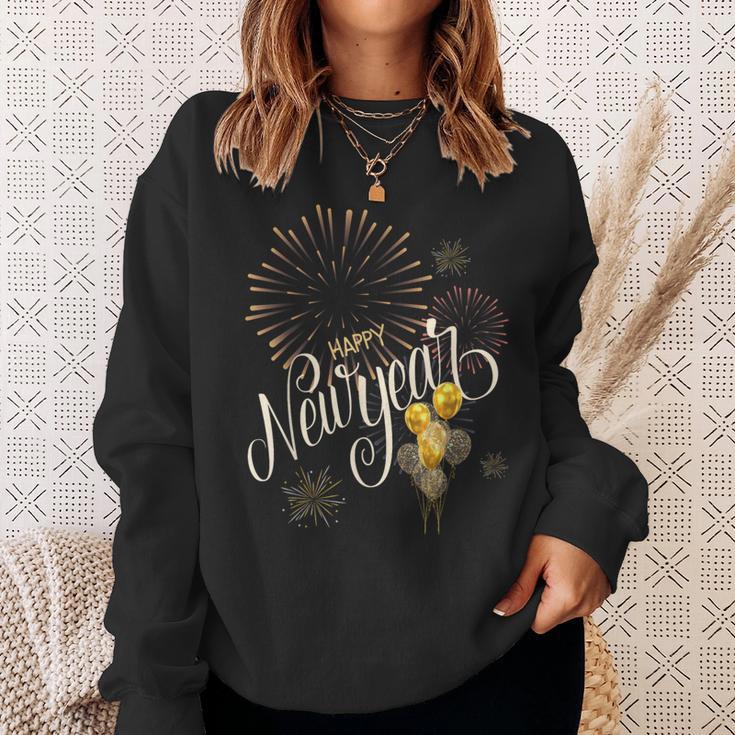 New Year's Eve Fireworks Happy New Year 2024 Sweatshirt Geschenke für Sie