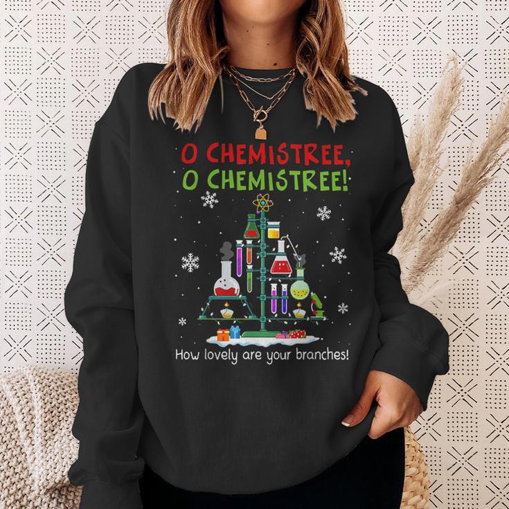 O Chemistree Wie Schön Sind Ihre Zweige Science Xmas Sweatshirt Geschenke für Sie