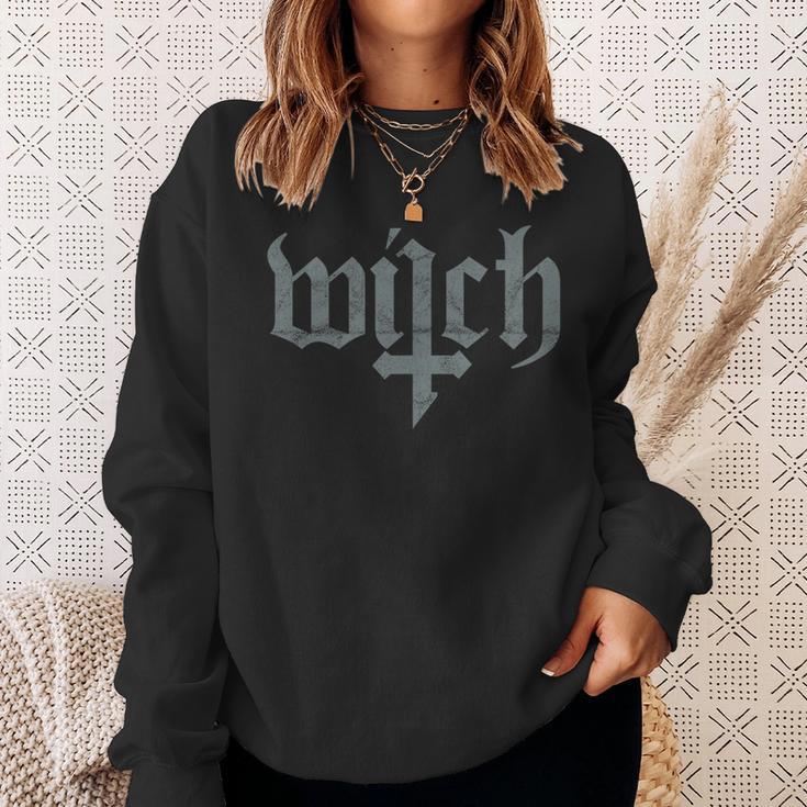 Occult Witch Satan Gothic Grunge Satan Devil Witch Sweatshirt Geschenke für Sie