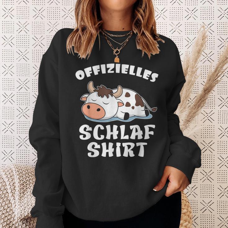 Official Sleep Cow Cows Farmers Children's Sweatshirt Geschenke für Sie