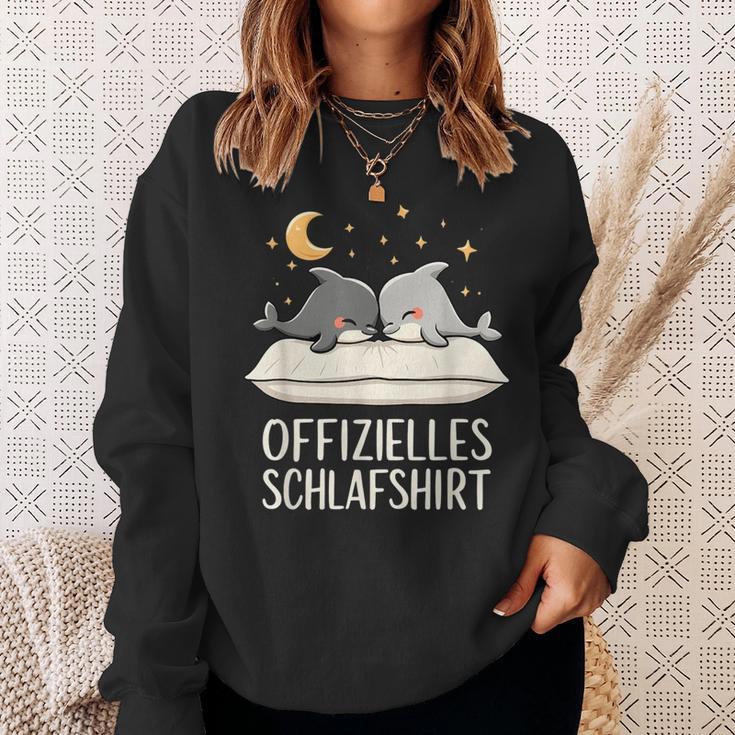 Official Sleep Dolphin Dolphins Sweatshirt Geschenke für Sie