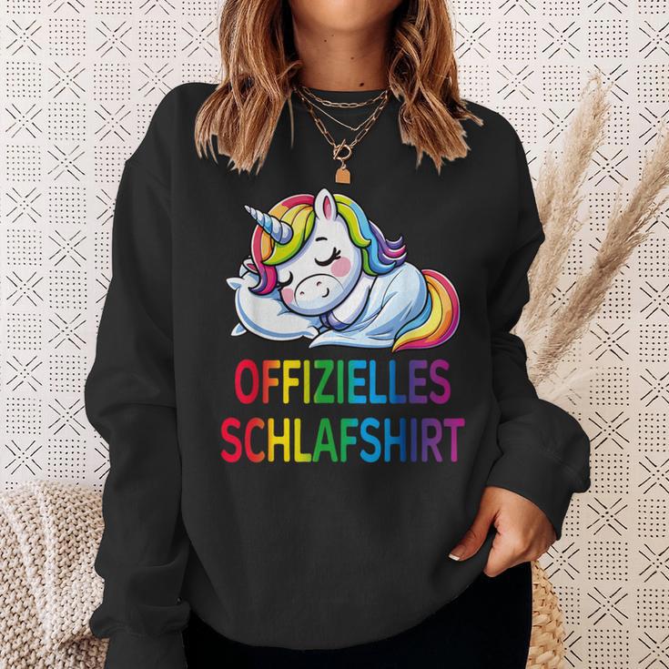 Official Sleep Unicorn Pyjamas Unicorn Sweatshirt Geschenke für Sie