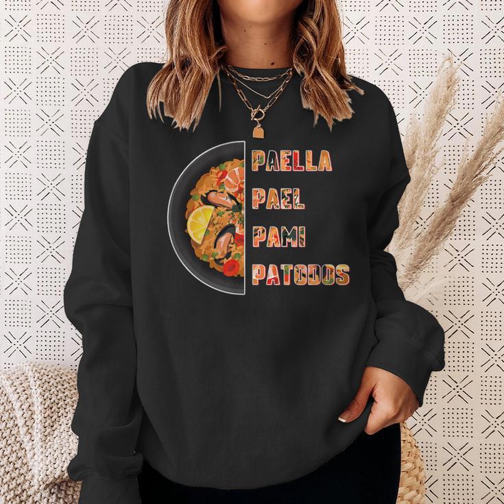 Paella Pael Pami Patodos Paella Comida Favorita Paella Camisa de entrenamiento Regalos para ella