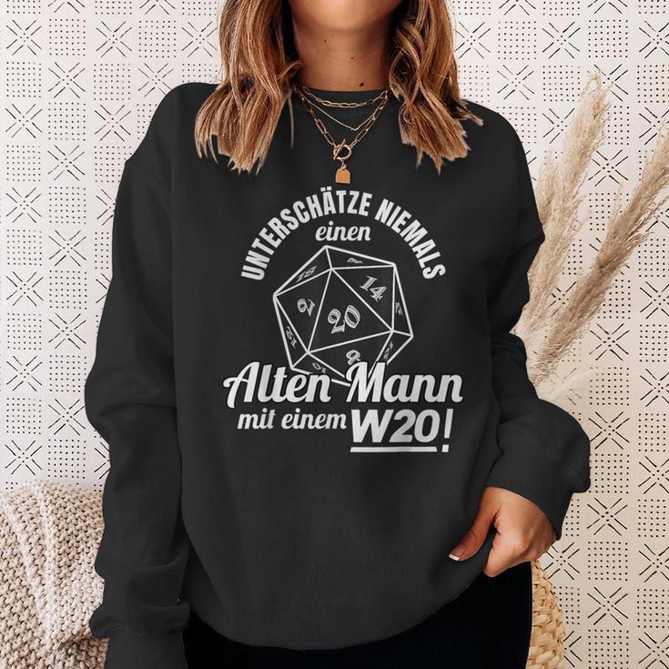 Pen Paper Fantasy Role Play D20 Slogan Sweatshirt Geschenke für Sie