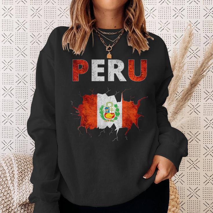 Peru Football Jersey Quali Peru Flag Sweatshirt Geschenke für Sie