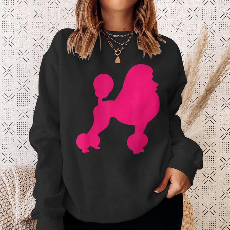 Pink Poodle Sweatshirt Geschenke für Sie