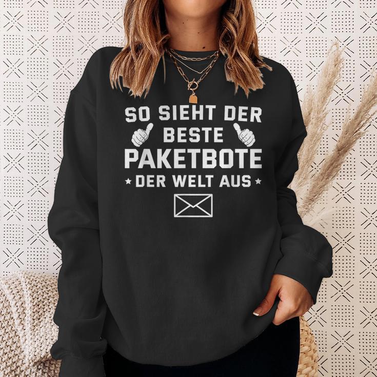 Postman Bester Paketbote Der Welt German Sweatshirt Geschenke für Sie