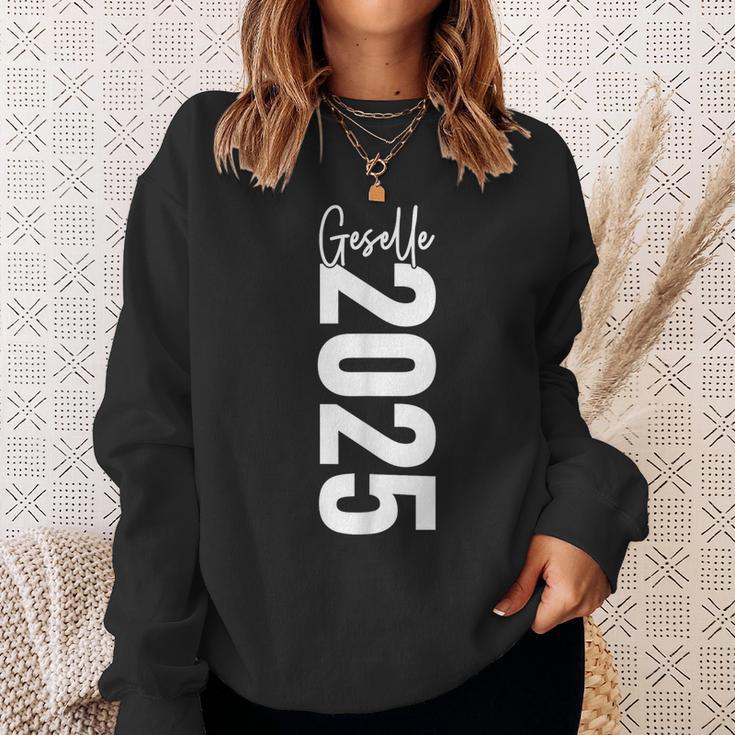 Prüfung Bestanden Geselle Abschluss 2025 Geschenk Schwarz Erwachsene Klein Klassisch Gesellenprüfung Bestanden Geselle 2025 Sweatshirt Geschenke für Sie