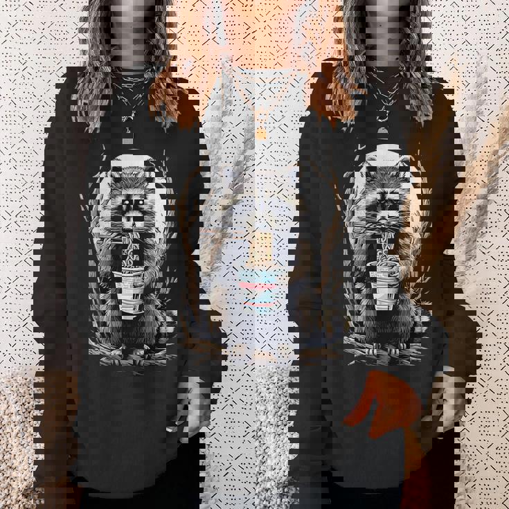 Raccoon Noodle Sweatshirt | Unisex Casual & Fun Design Gifts for Her
