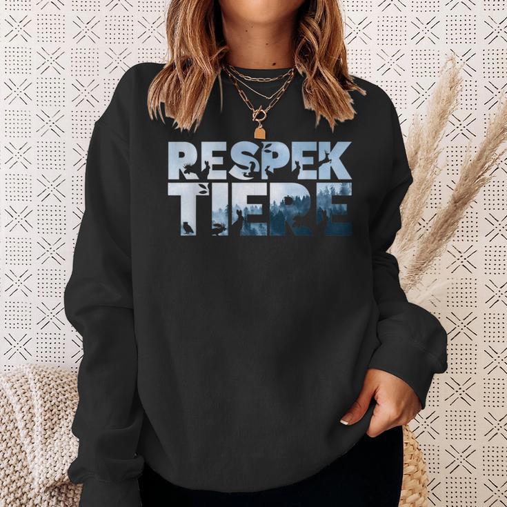 Respectants Animals Animal Protectionegetariansegan Activist Forest Sweatshirt Geschenke für Sie