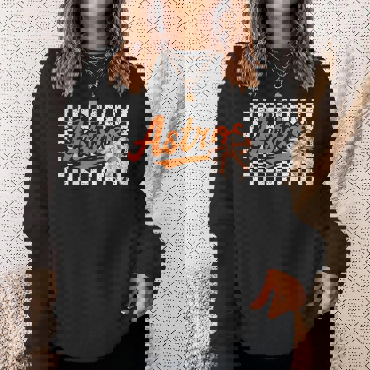 Retro Houston Last Name Pride Personalized Outfits Sweatshirt Gifts for Her