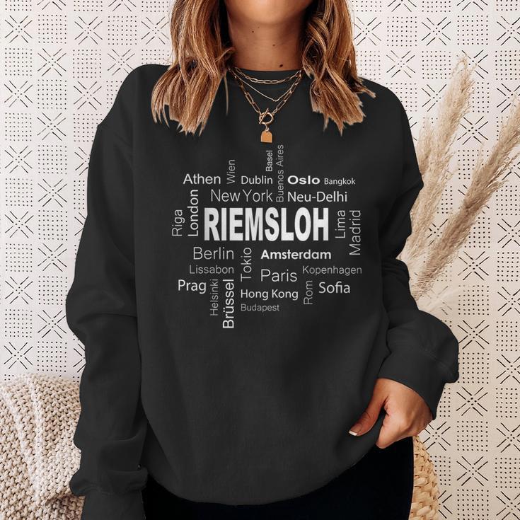 Riemsloh New York Berlin Riemsloh Meine Hauptstadt Sweatshirt Geschenke für Sie