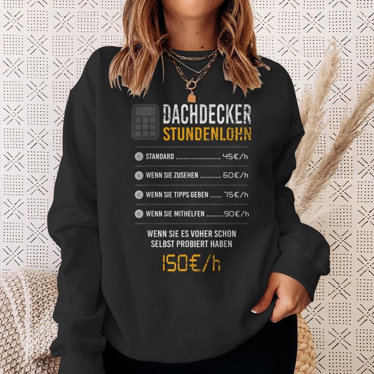 Roofer Hourly Wage Sweatshirt Geschenke für Sie