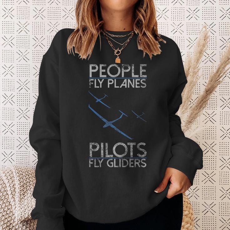 Sailing Flying Pilot Fly Glider Idea Sweatshirt Geschenke für Sie