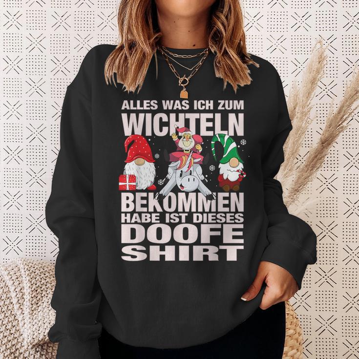 Secret Christmas Gnome Xmas Doofe Gnome Sweatshirt Geschenke für Sie