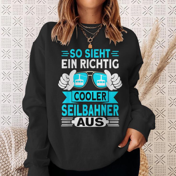 Seilbahn Gondel Seilbahner Sweatshirt Geschenke für Sie