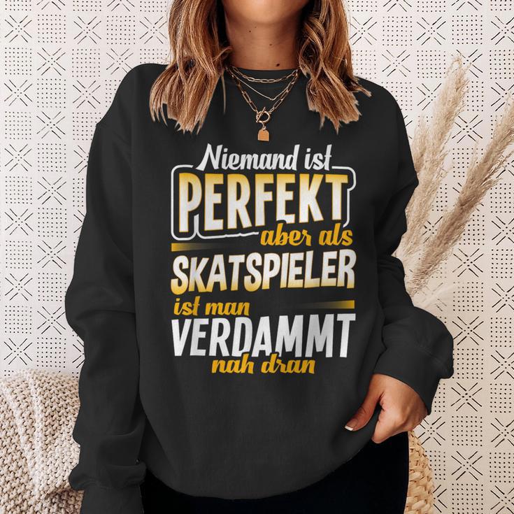 Skatspieler Skat Card Games Slogan Sweatshirt Geschenke für Sie