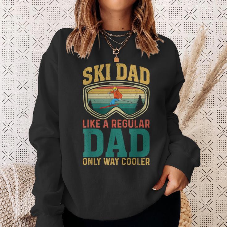 Ski Dad Like A Regular Dad Only Way Cooler Skiing Sweatshirt Geschenke für Sie