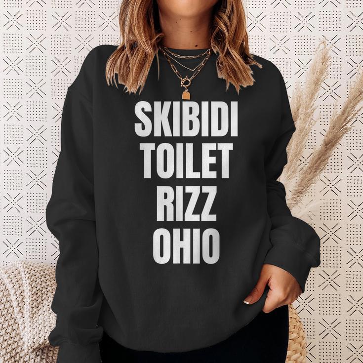 Skibidi Toilette Rizz Ohio Sweatshirt Geschenke für Sie