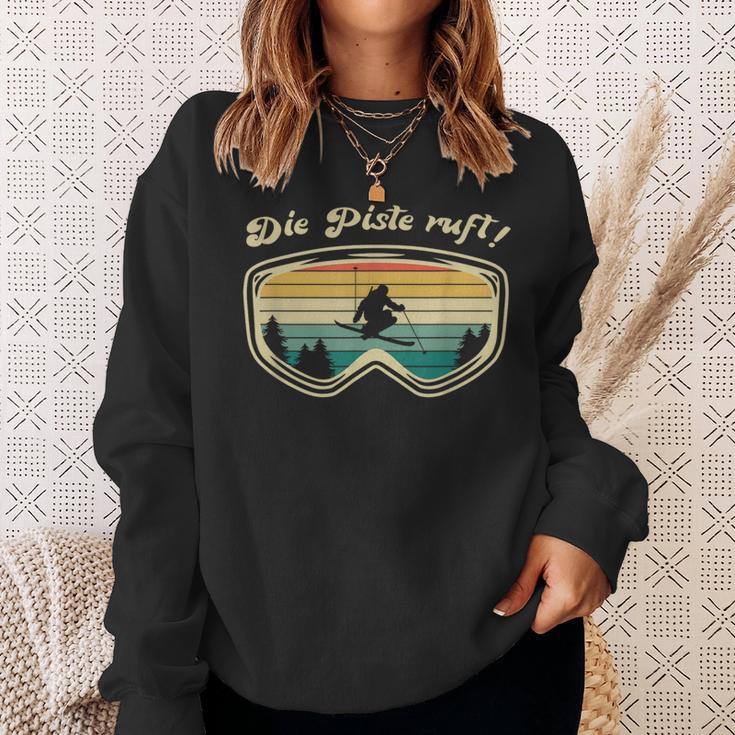 Skifahrer Herrenintage Skifahren Skifahrer Geschenk Sweatshirt Geschenke für Sie