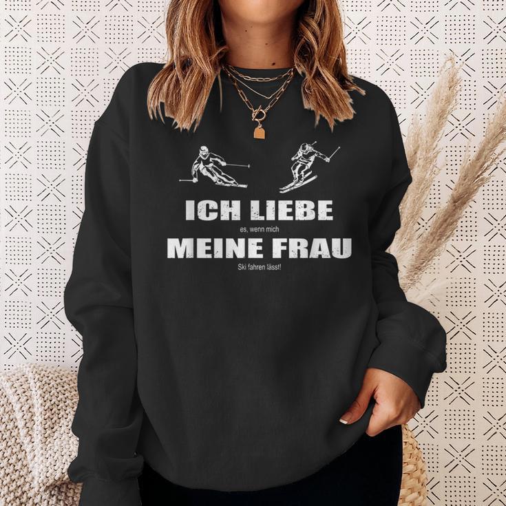 Skis Skiing Gadgets As Skier Sweatshirt Geschenke für Sie