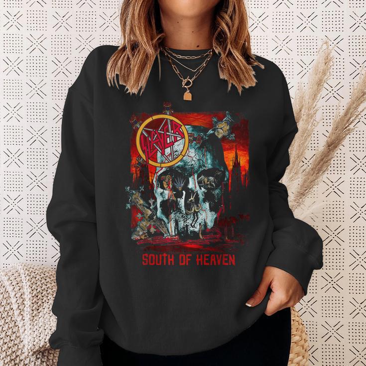 Slayer South Of Heaven Skull Sweatshirt Geschenke für Sie