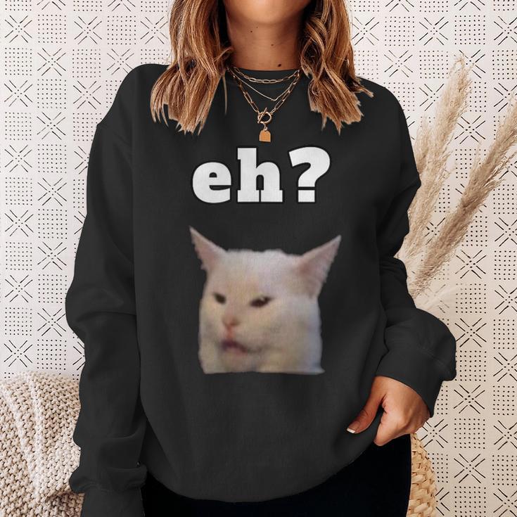 Smudge The Cat Dinner Cat Meme Sweatshirt Geschenke für Sie