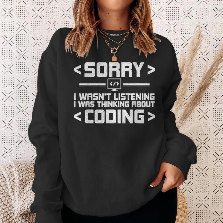 Software Computer Programmer Costume Nerds Science Coding Sweatshirt Geschenke für Sie